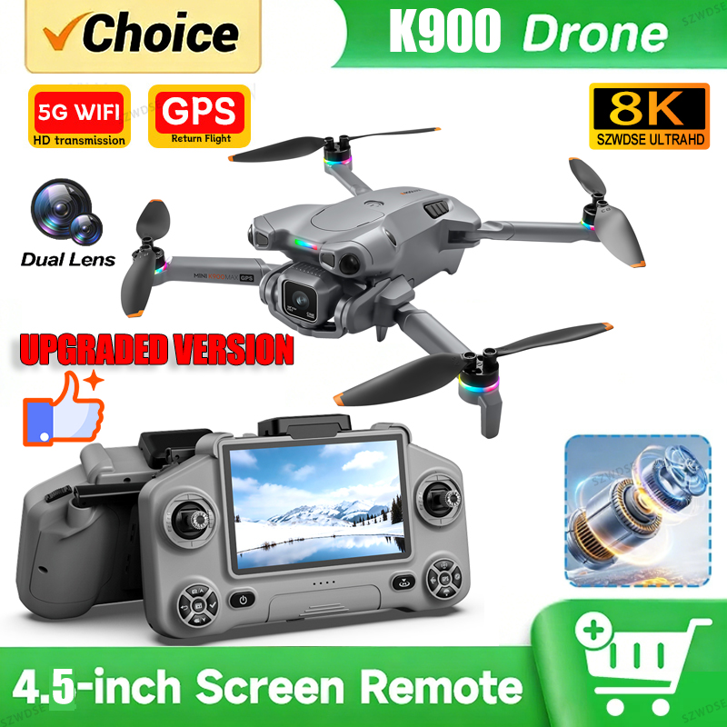 Drone Kit With Camera - Nouveau drone GPS K900 MAX avec