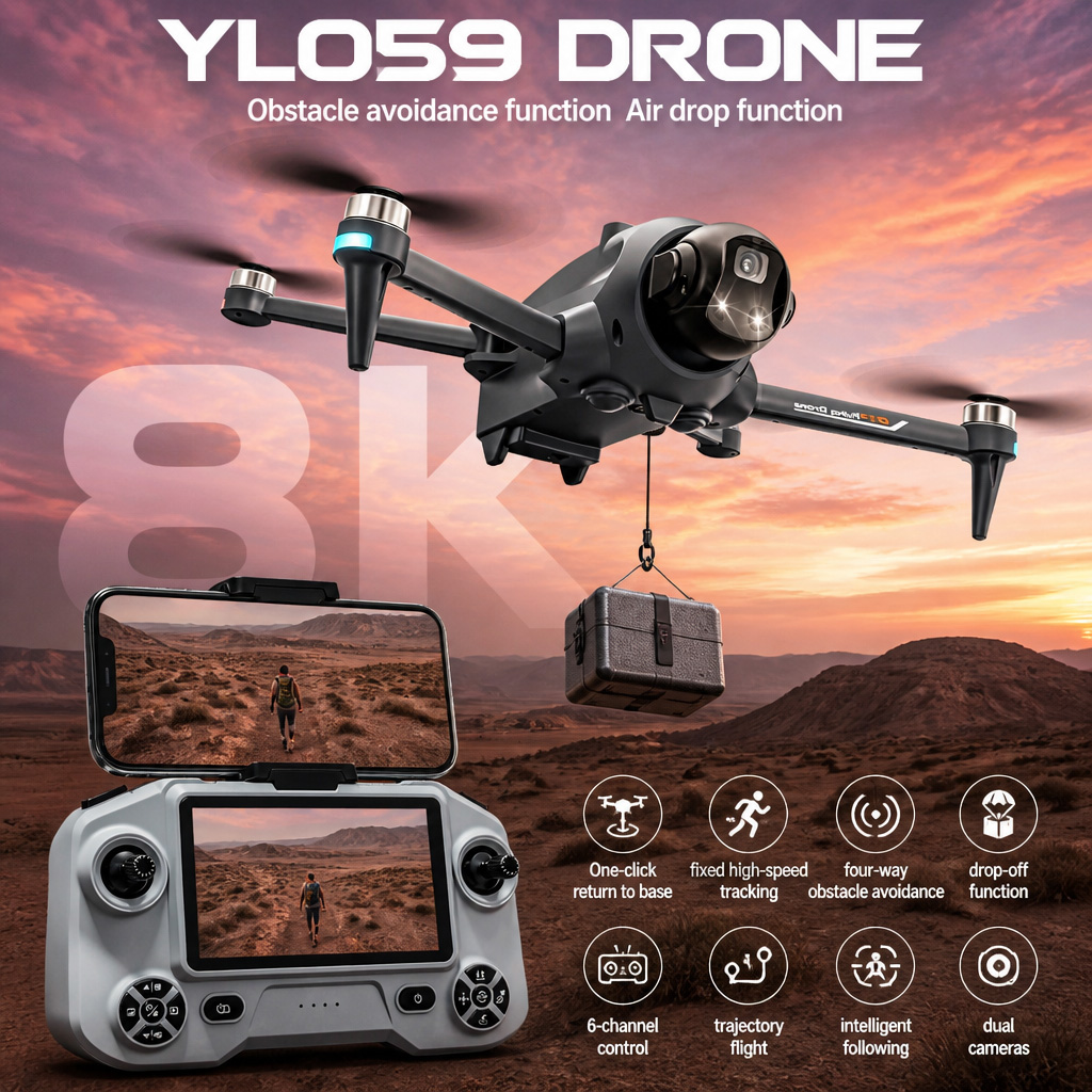 NOUVEAU Drone YL059 GPS avec R - Drone Kit With Camera avis et prix
