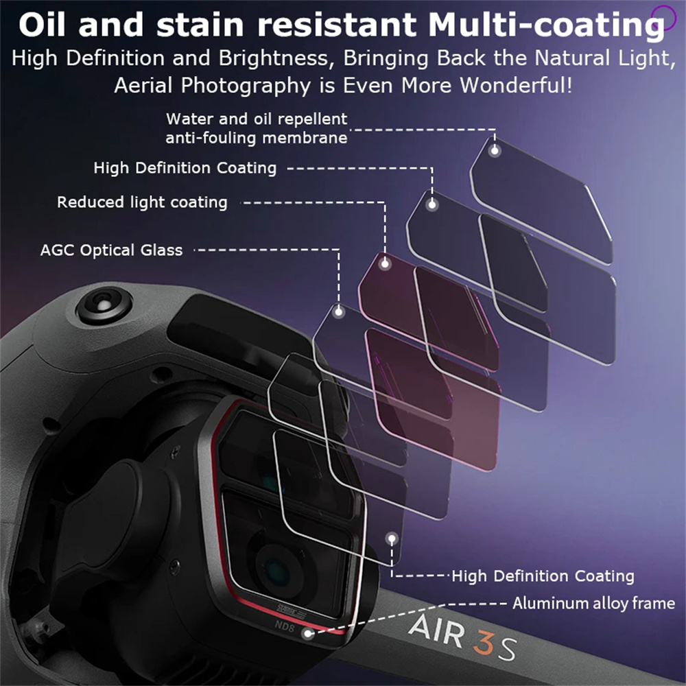 Kit de filtres pour objectif d - Drone Kit Waterproof avis et prix