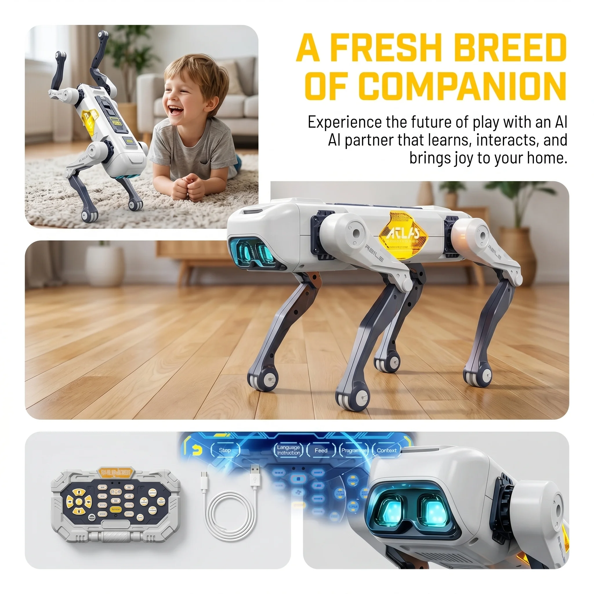 Robot chien intelligent IA, co - Drone Kit With Camera avis et prix